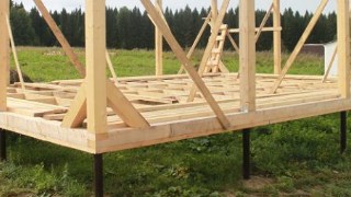 Сарай на винтовых сваях или хозблок на сваях Истра цена от 2583 руб. / шт.