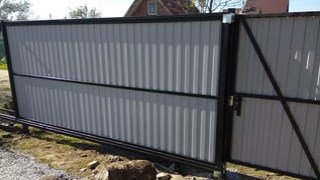 Купить сваи для ворот в Истра. Заказать ворота на сваях под ключ от 22139 руб